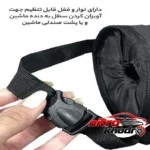 نمای بسته بندی کیسه زباله خودرو برزنتی مدل PJJO با طراحی کاربردی برچسب و بسته بندی