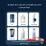 نمای کناری ماگ فندکی ماشین مدل Travel با صفحه نمایش دیجیتال عمق قاب و پروفایل
