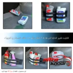 نمای بسته بندی کمربند نظم دهنده چرم مصنوعی میراژ مدل رگولار برچسب و بسته بندی