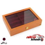 نمای کناری باکس نظم دهنده عینک نادین با طراحی کارآمد عمق قاب و پروفایل