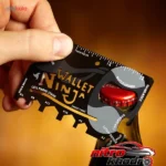 نمای جلو آچار چند کاره Ninja Wallet با قابلیت های متنوع طراحی و جزئیات کلیدی