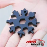 نمای کناری ابزار چندکاره هارمن مدل SNOW FLAKE با 18 کارایی عمق قاب و پروفایل