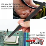 نمای جزئیات سری پیچ گوشتی جاک می مدل JM-8177 بسته 106 عددی حرکت و نصب پشتی
