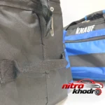 نمای جزئیات کیف ابزار کناف با مقاومت در برابر آب و ضربه پرداخت و جزئیات مواد