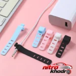 نمای جزئیات نظم دهنده کابل سیلیکونی باکیفیت بسته 6 عددی پرداخت و جزئیات مواد