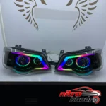 نمای جزئیات چراغ جلو فولکالر Turbo گروه پژوهش صنعت مدرن برای پراید حرکت و نصب پشتی