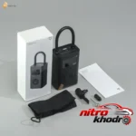 نمای جزئیات کمپرسور هوا میجیا با فناوری بدون روغن و فشارسنج حرکت و نصب پشتی