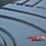 نمای جزئیات کفپوش سه بعدی پانیذ برای پراید 131 با کیفیت عالی پرداخت و جزئیات مواد