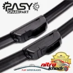 نمای جزئیات تیغه برف پاک کن پاسیکو FLAT PRO با کیفیت عالی پرداخت و جزئیات مواد