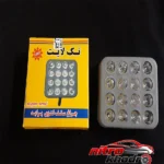 نمای جزئیات چراغ سقف خودرو تک لایت مدل AM 5964 L پرداخت و جزئیات مواد