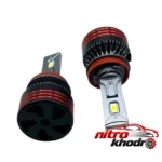 نمای جزئیات هدلایت لامپ خودرو ZIMMER HEGZA M8PRO پایه H11 - بسته دو عددی حرکت و نصب پشتی