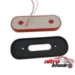 نمای جزئیات چراغ فدرالی خودرو LED طرح فلاشر با ۱۸ افکت نور حرکت و نصب پشتی