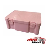نمای جزئیات جعبه ابزار پلاستیکی مدل B502 سه عددی پرداخت و جزئیات مواد