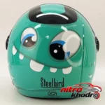 نمای کناری کلاه کاسکت بچگانه استیل برد مدل Mini Rider پروفایل و ساختار