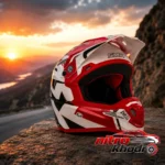 نمای کناری کلاه کاسکت اس ام کی مدل Red Nitro X Power پروفایل و ساختار