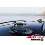 نمای کناری باربند دوچرخه راسین با امنیت بالا و طراحی مکش دار پروفایل و ساختار