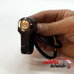 نمای کناری کلید فرمان موتور سیکلت LED با خروجی سه سیمه پروفایل و ساختار