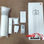 نمای جزئیات جارو شارژی شیائومی با طراحی فشرده و کارآمد حرکت و نصب پشتی