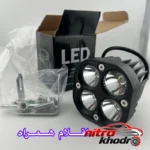 نمای در اتاق پروژکتور آفرودی موتور خودرو با چراغ LED چندمنظوره سبک دیواری و مرجع اندازه
