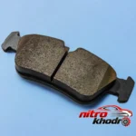 نمای کناری لنت ترمز سرامیکی جلو خودرو فورس مناسب بی ام و X1 X3 پروفایل و ساختار