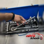 نمای کناری آچار بکس فورسیج 24 عددی با درایور 1/ پروفایل و ساختار