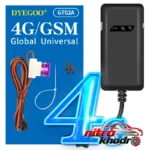 نمای جلو ردیاب خودرو GT02A با سنسور GPS و هشداردهنده سرعت چیدمان صفحه و نشانگرها