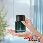 نمای جلو خوشبوکننده خودرو هوشمند با قابلیت تنظیم رایحه طراحی و جزئیات کلیدی
