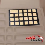 نمای کناری کفپوش چرمی پنج بعدی خودرو مدل AM برای پژو 405 پروفایل و ساختار