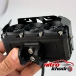 نمای جلو پروژکتور LED دو رنگ با توان ۲۰ وات چیدمان صفحه و نشانگرها