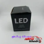 نمای جلو پروژکتور آفرودی موتور خودرو با چراغ LED چندمنظوره چیدمان صفحه و نشانگرها