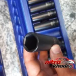 نمای جلو آچار بکس فشارقوی اس کی تی با مجموعه 13 عددی طراحی و جزئیات کلیدی