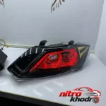 نمای جلو چراغ جلو خودرو گروه پژوهش صنعت مدرن مدل هگزا فولکالر چیدمان صفحه و نشانگرها