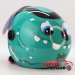 نمای جلو کلاه کاسکت بچگانه استیل برد مدل Mini Rider طراحی و جزئیات کلیدی