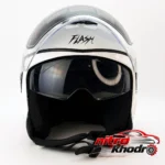 نمای جلو کلاه کاسکت فلش مدل Pink Rider با ویژگی های خاص طراحی و جزئیات کلیدی