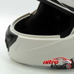 نمای جلو کلاه کاسکت کاپیتا فک متحرک با طلق و دریچه هوا طراحی و جزئیات کلیدی