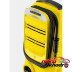 نمای جلو کارواش کرشر مدل K2 با فشار قوی و قابلیت مکش آب چیدمان صفحه و نشانگرها