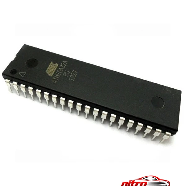 میکروکنترلر اتمل مدل ATMEG۳۲A-DIP اصل میکروکنترلر ATmega32A - نمای جلو - طراحی و جزئیات کلیدی