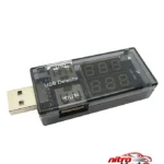 نمایشگر ولتاژ USB - نمای جلو - طراحی و جزئیات کلیدی