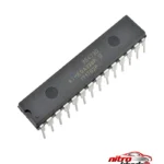 میکروکنترلر اتمل GA328P - نمای جلو - طراحی و جزئیات کلیدی
