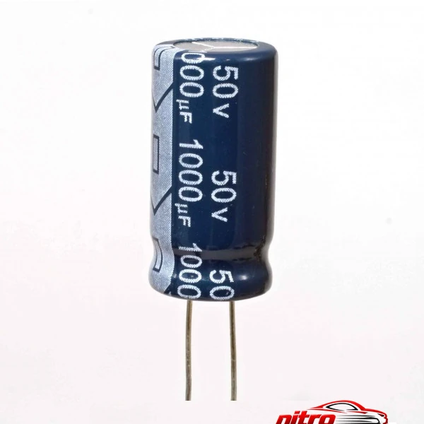 خازن الکترولیت 1000 میکرو فاراد جی دبلیو کو کد 50v بسته ۱۰ عددی خازن الکترولیت 1000 میکروفاراد - نمای جلو - طراحی و جزئیات کلیدی