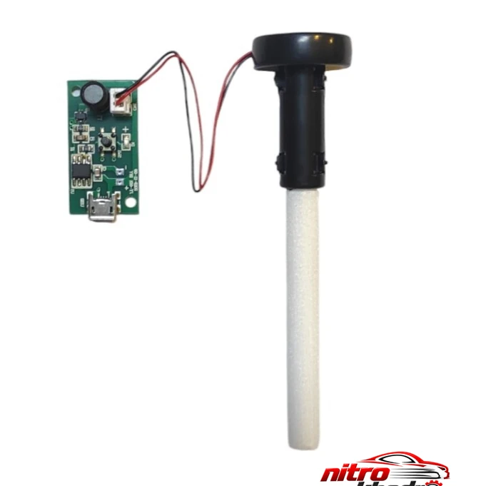 ماژول بخور سرد رطوبت ساز مدل پیزو Micro USB کد 5v بخور سرد پیزو - نمای جلو - طراحی و جزئیات کلیدی
