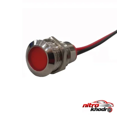 چراغ سیگنال ۱۲mm - نمای جلو - چیدمان صفحه و نشانگرها