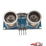 ماژول آلتراسونیک HC-SR04 - نمای جلو - طراحی و جزئیات کلیدی