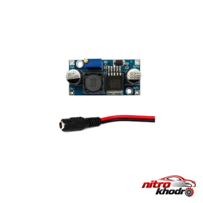 ماژول مبدل DC-DC - نمای جلو - طراحی و جزئیات کلیدی