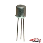 ترانزیستور BC108 اصل - نمای جلو - طراحی و جزئیات کلیدی