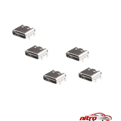 کانکتور USB-C مادگی - نمای جلو - طراحی و جزئیات کلیدی
