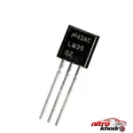 سنسور دما lm35 - نمای جلو - طراحی و جزئیات کلیدی