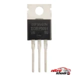 خرید ماسفت IRF9540 - نمای جلو - طراحی و جزئیات کلیدی