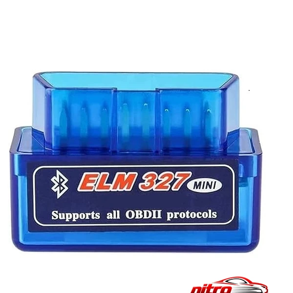 ماژول عیب یاب دیاگ مدل elm۳۲۷ اصل ماژول دیاگ ELM327 - نمای جلو - طراحی و جزئیات کلیدی