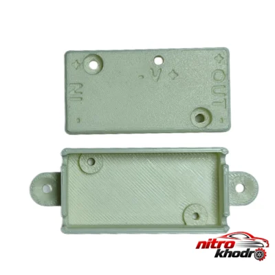 قاب ماژول LM2596 - نمای جلو - طراحی و جزئیات کلیدی